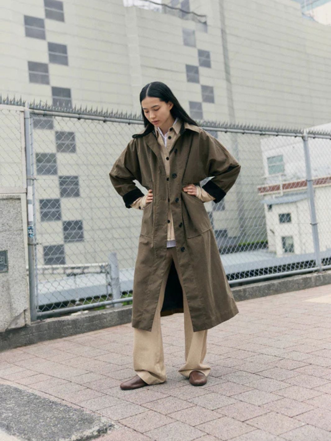 Aiayu Outerwear Kåpe | Jay Coat Oilskin Bark