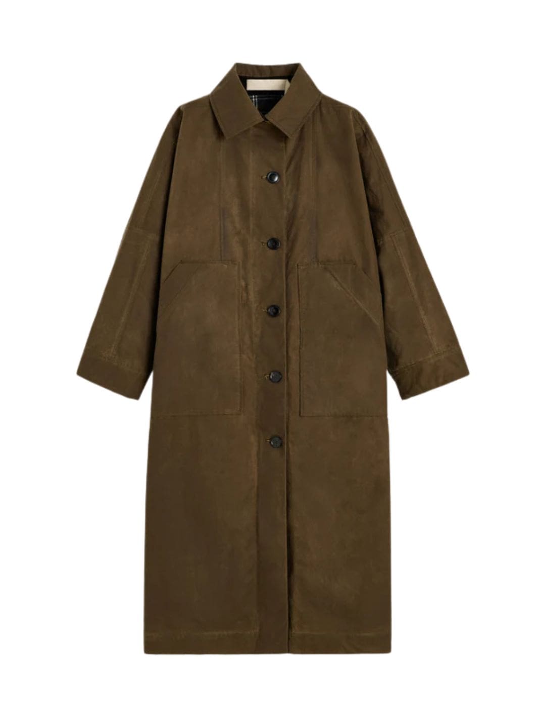 Aiayu Outerwear Kåpe | Jay Coat Oilskin Bark