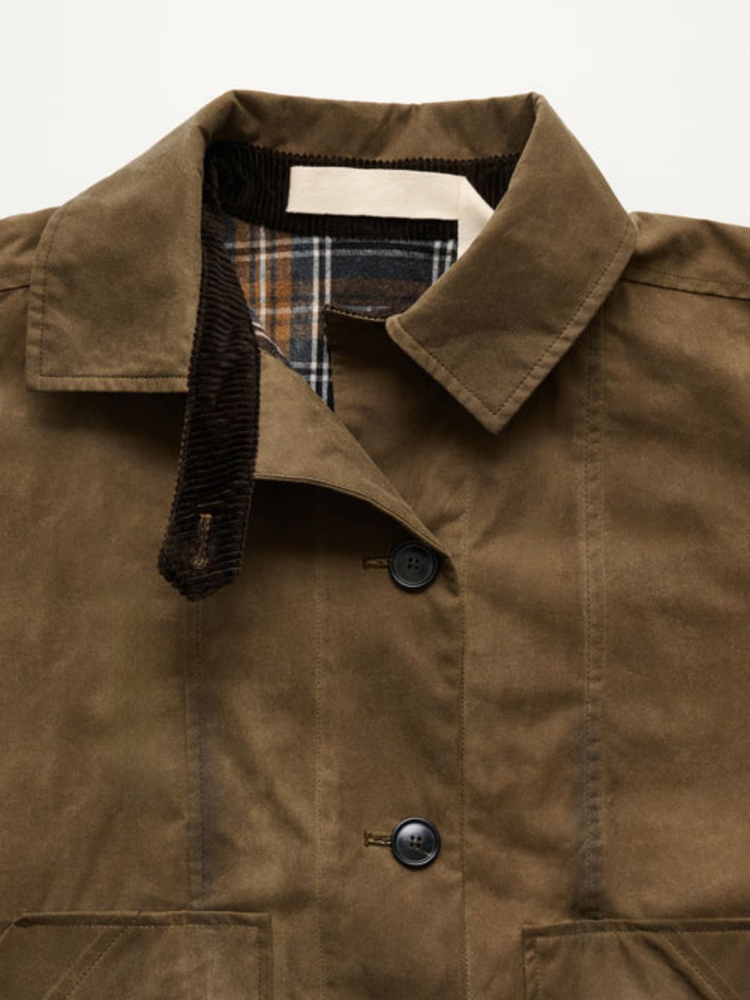 Aiayu Outerwear Kåpe | Jay Coat Oilskin Bark