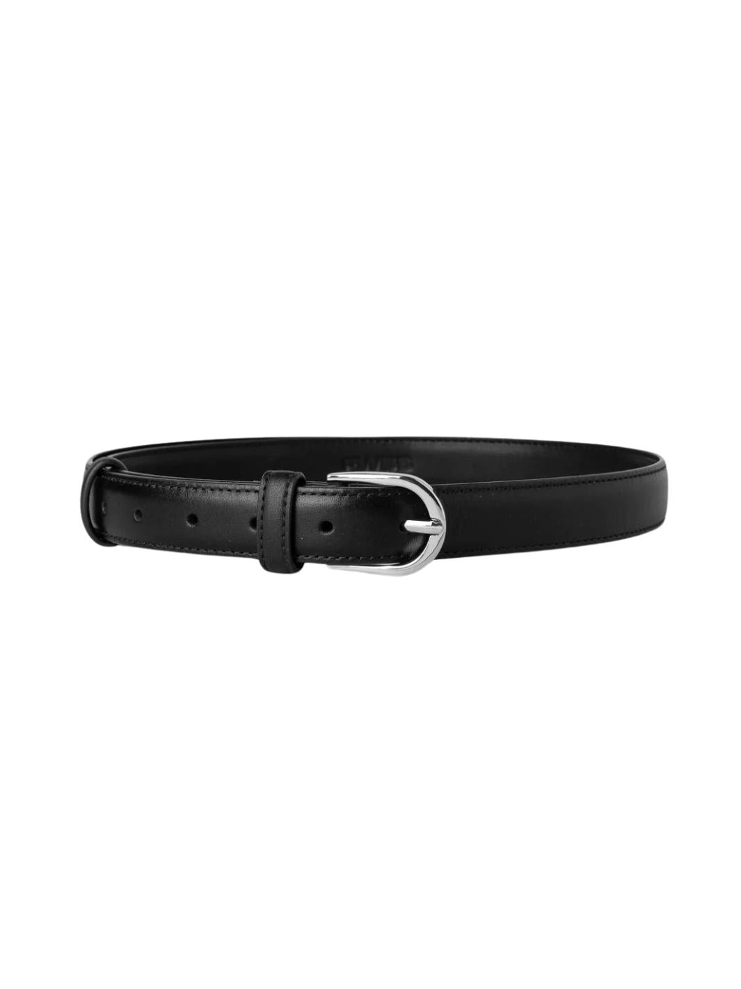 Fall Winter Spring Summer Accessories Belte | Classic Leather Belt Jet Black