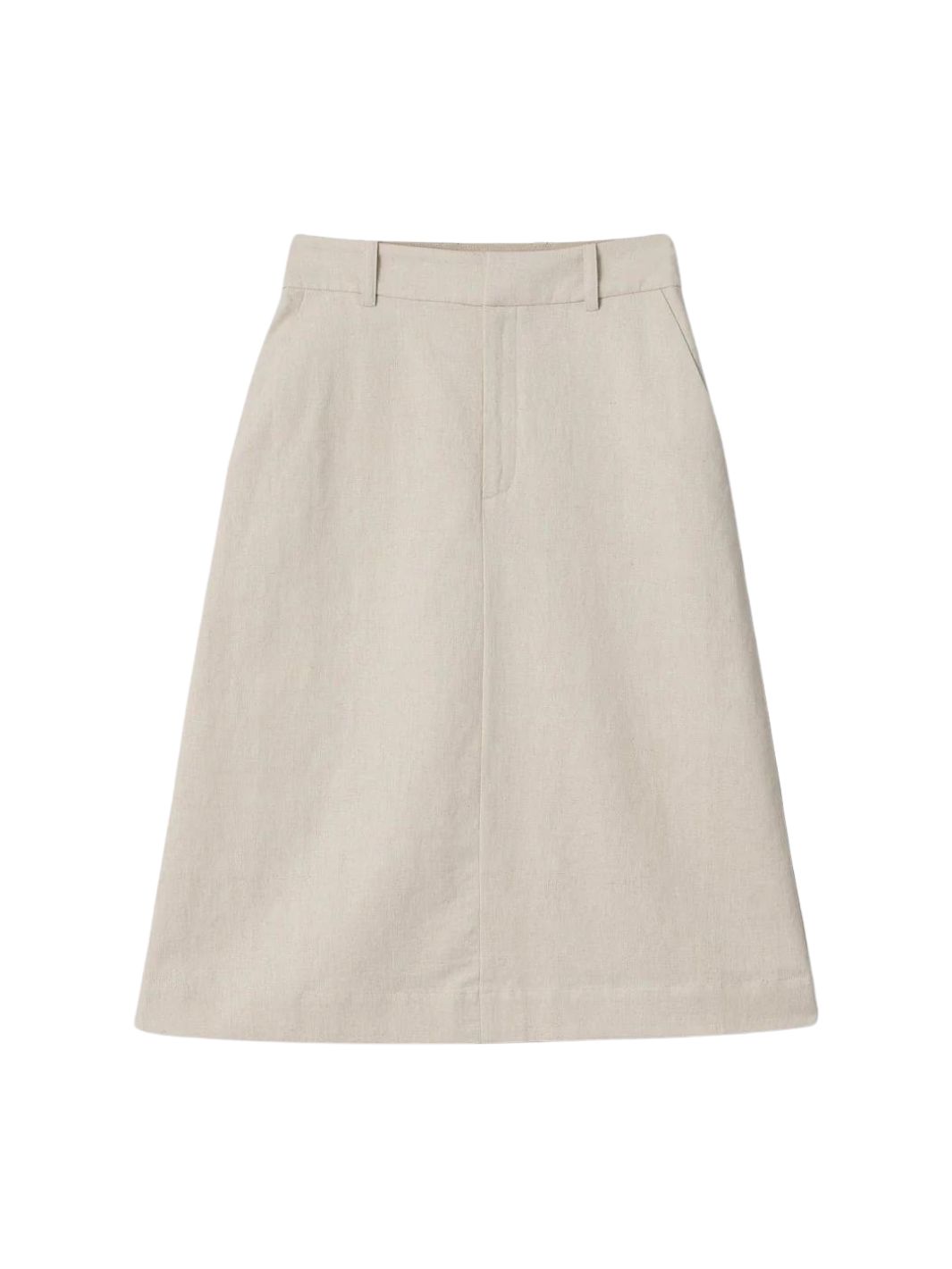 Fall Winter Spring Summer Skirts Skirt | Linen Côte D’Azur Skirt Natural