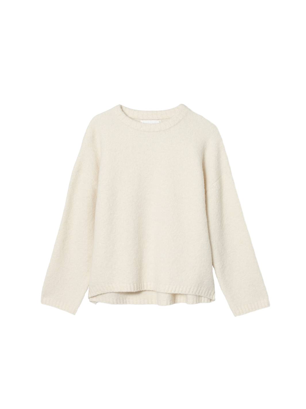 Fall Winter Spring Summer Sweaters Genser | Boucle Cocoon Roundneck Cream