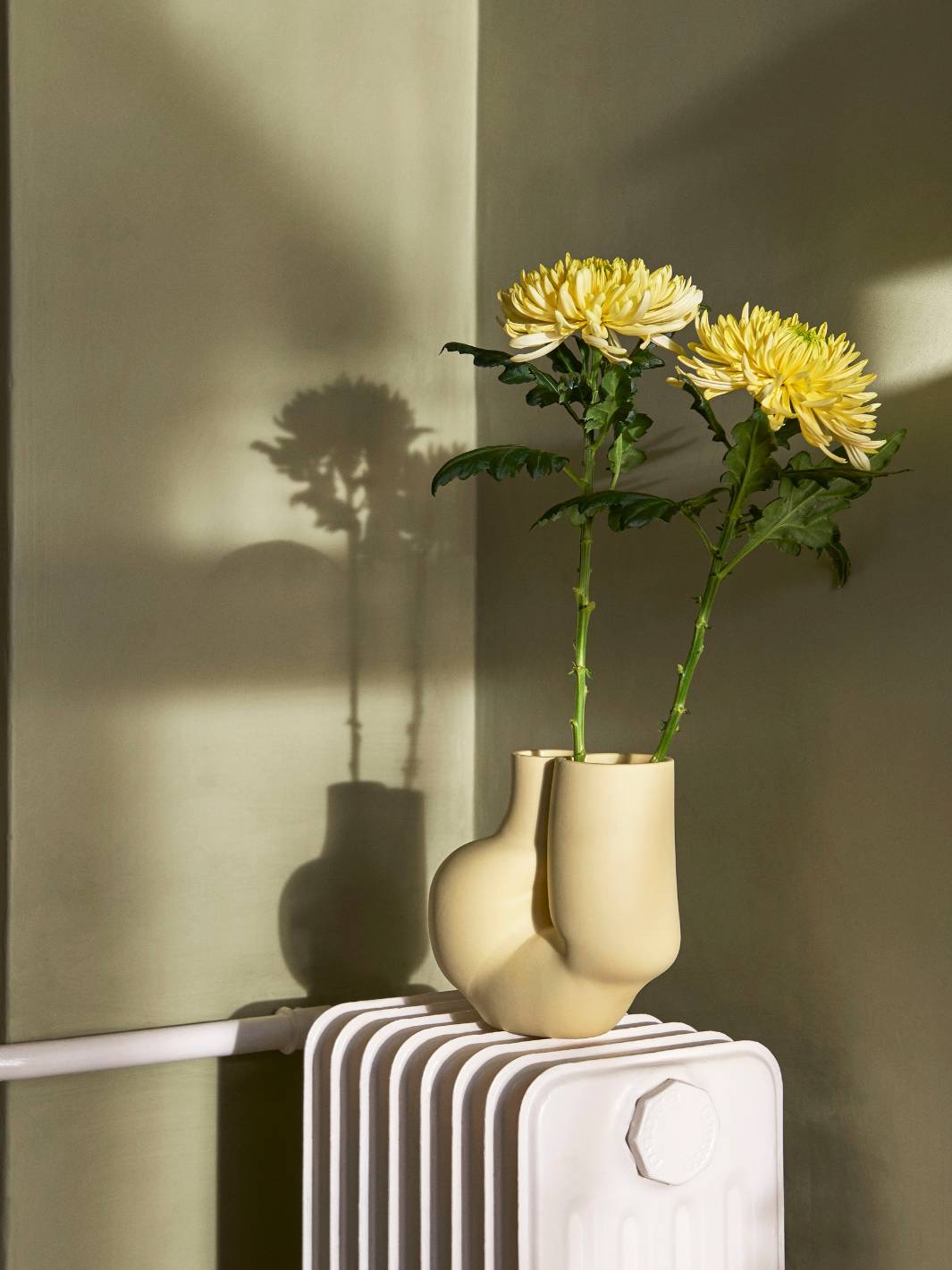 Hay Accessories Vase | W&S Chubby Vase Soft Yellow