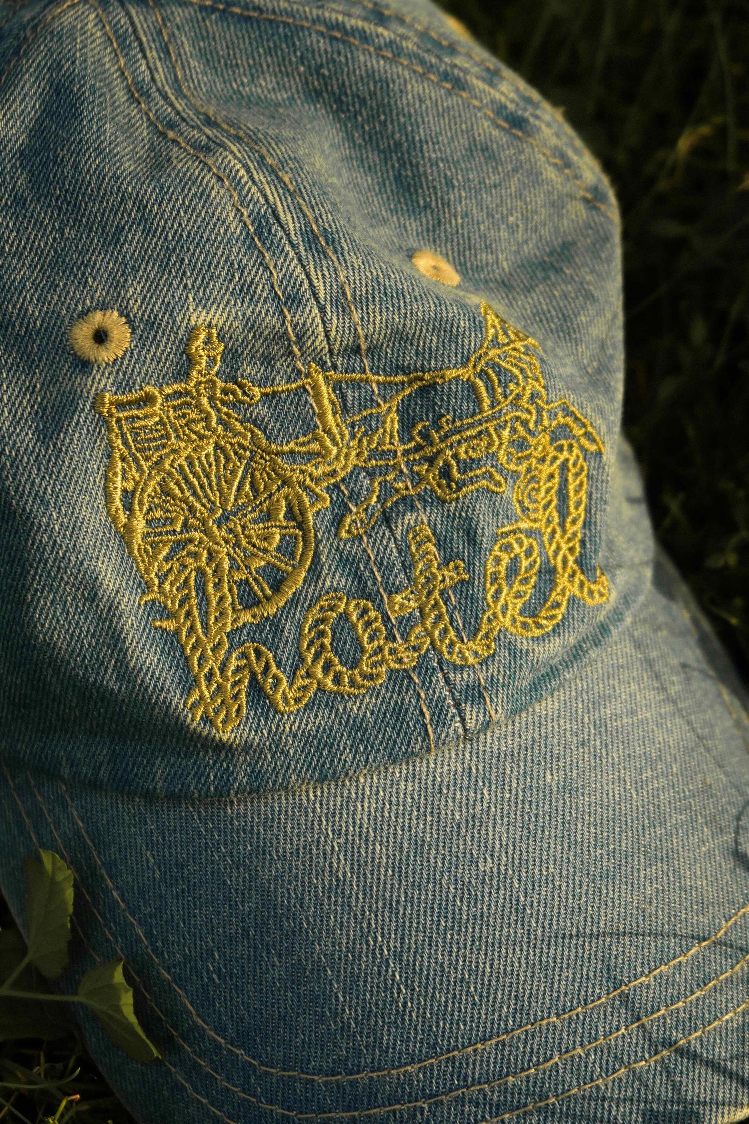 Hotel Accessories Cap | Wagon Embroidered Denim Hat