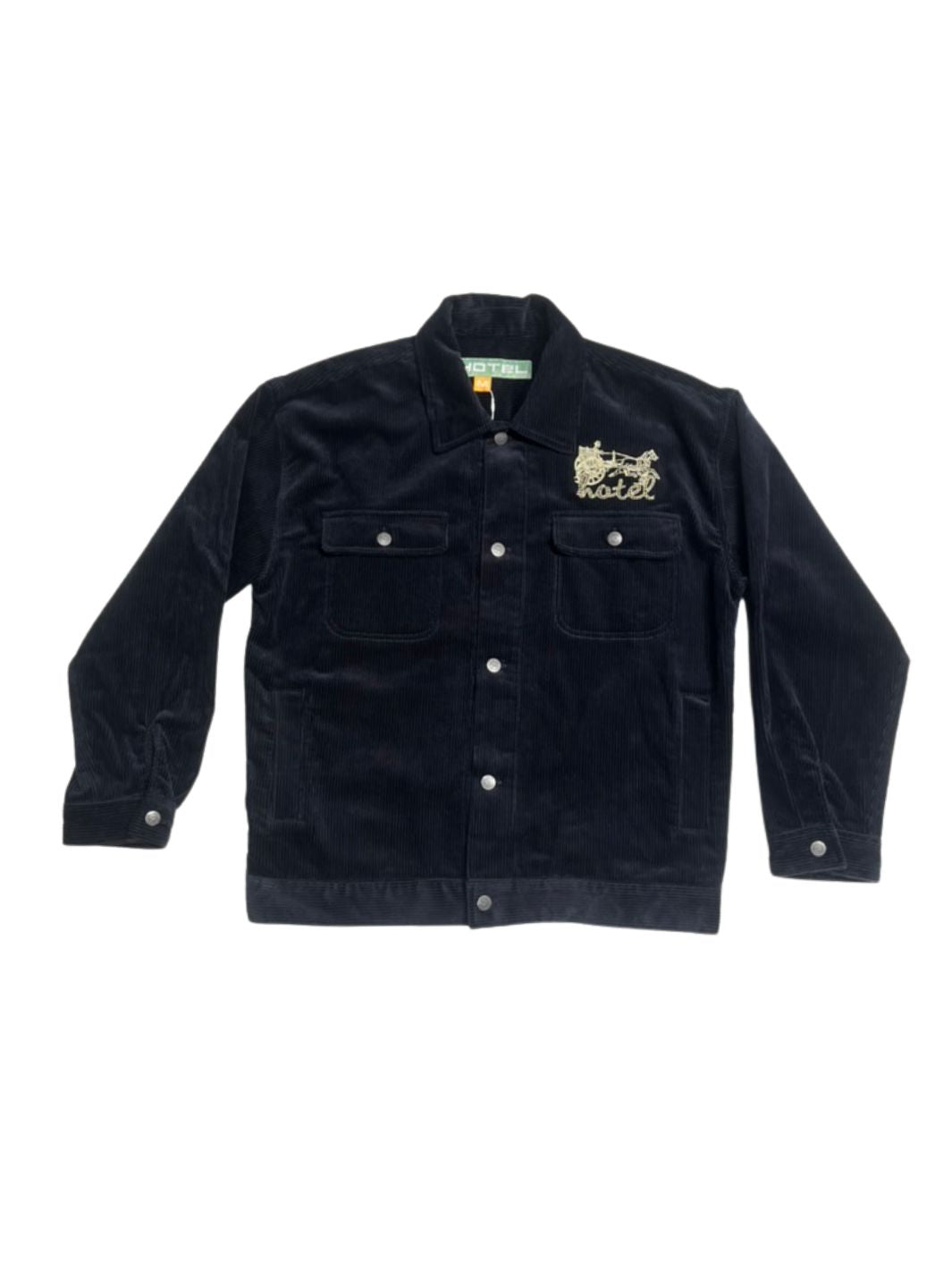 Hotel Outerwear Jakke | Wagon Corduroy Trucker Jacket Midnight Blue