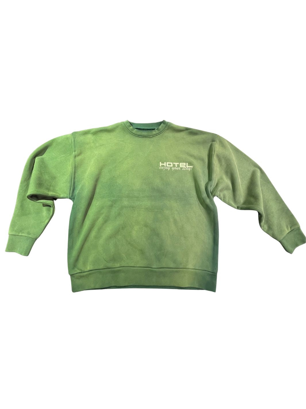 Hotel Sweaters Genser | Trunk Slogan Crewneck Forest