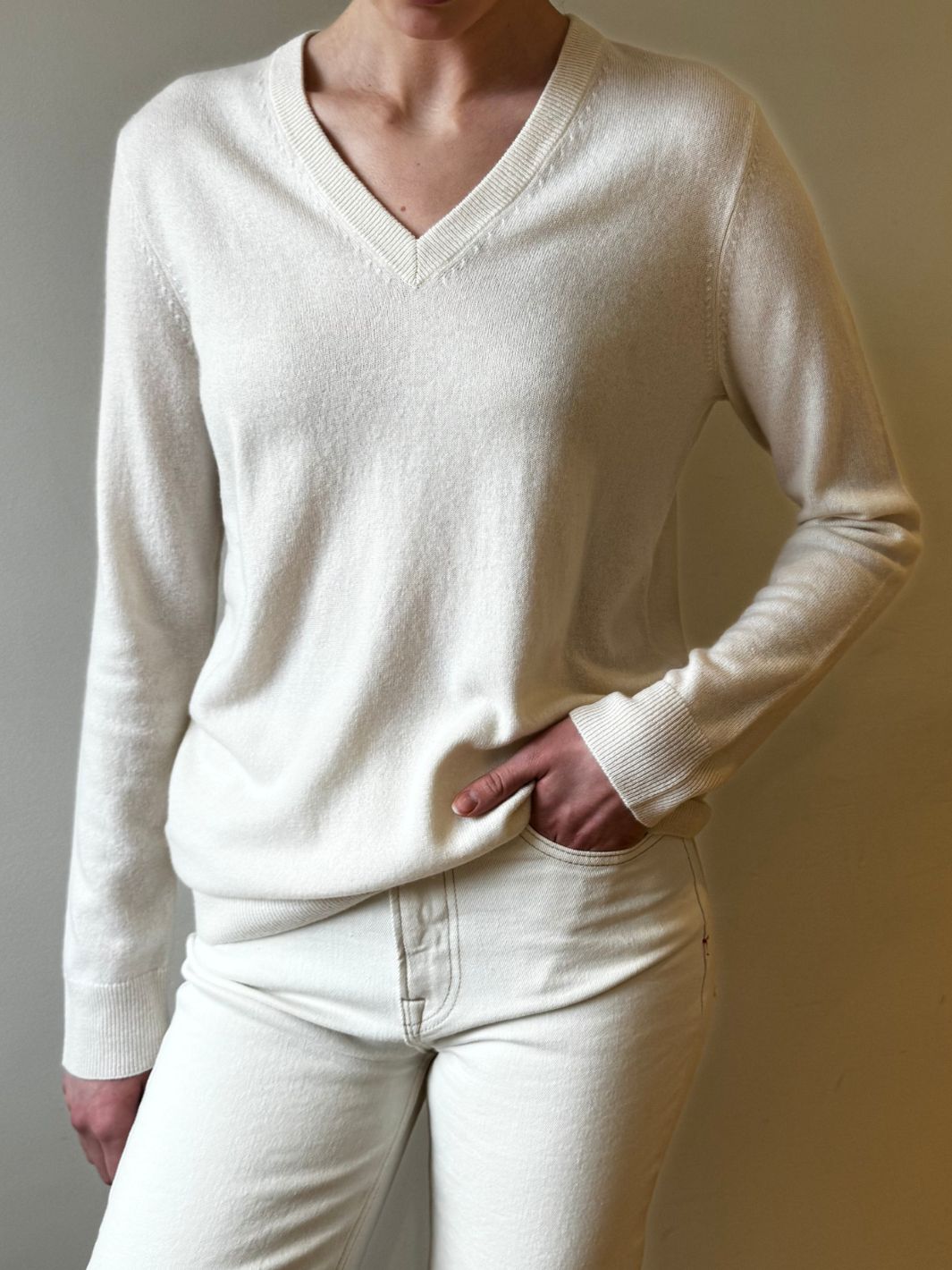 Lisa Yang Knit Genser | Maeve Sweater Cream