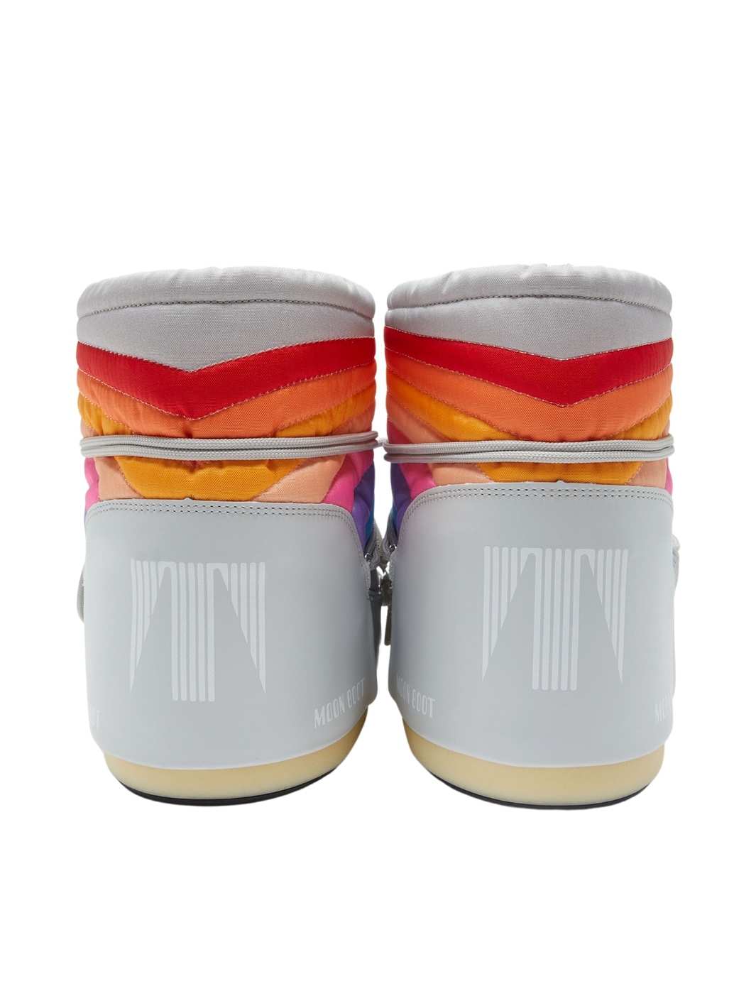 Moon Boot Shoes Boots | MB Icon Low Nylon Rainbow Glacier Grey