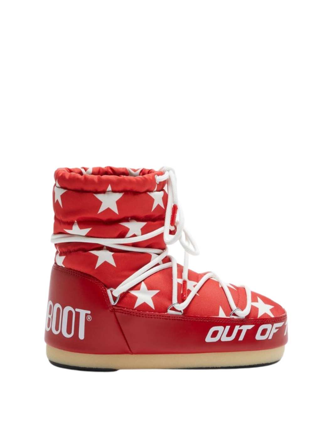 Moon Boot Shoes Boots | MB Light Low Stars Red White