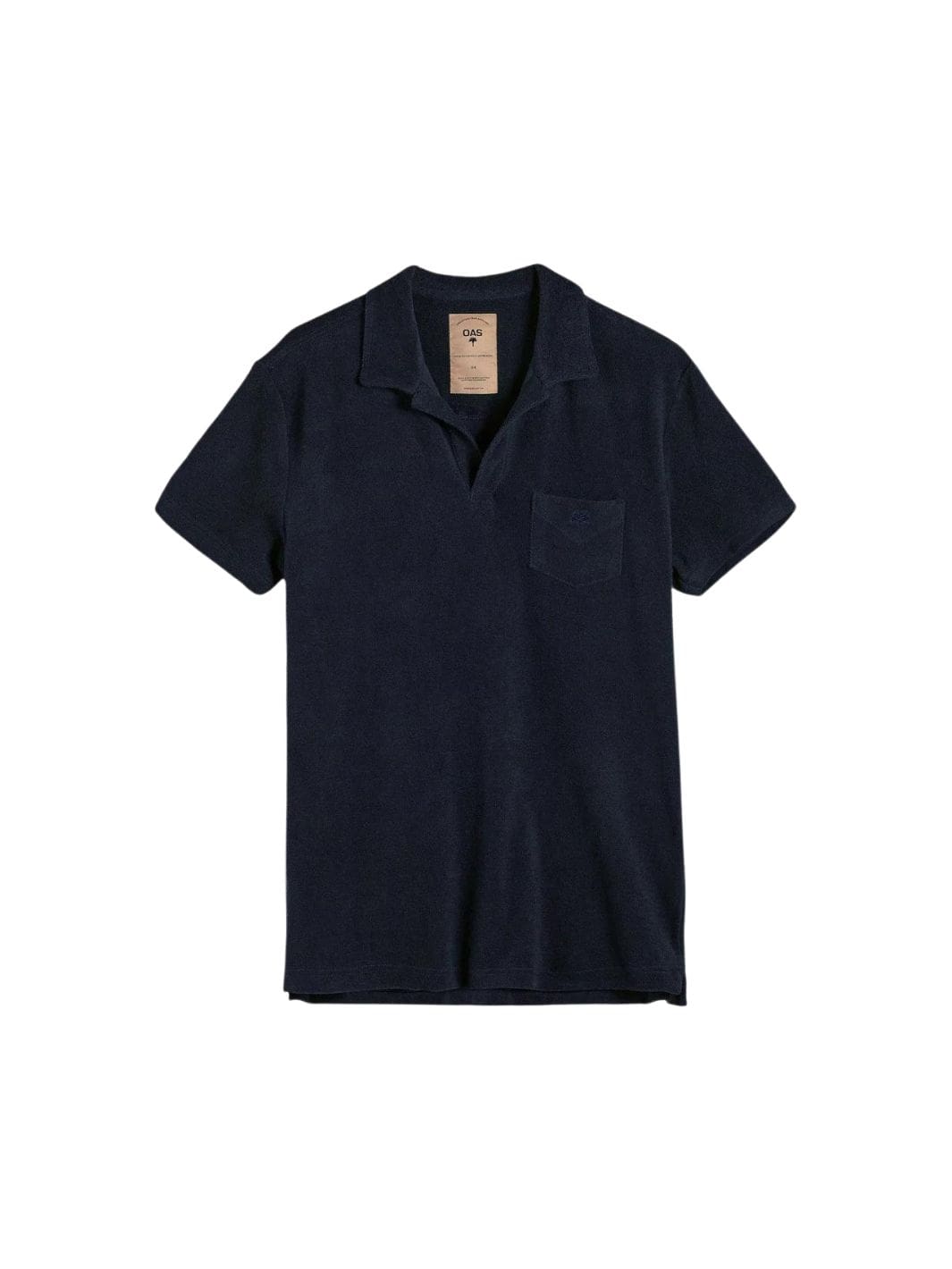 Oas Shirts Polo Terry Shirt Navy