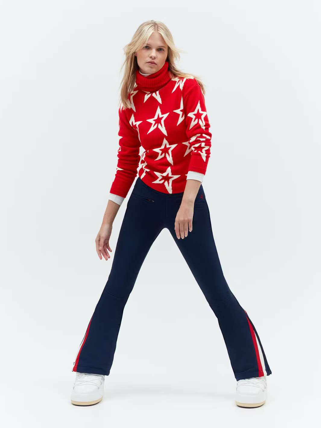 Perfect Moment Knit Genser | Stardust Sweater Red