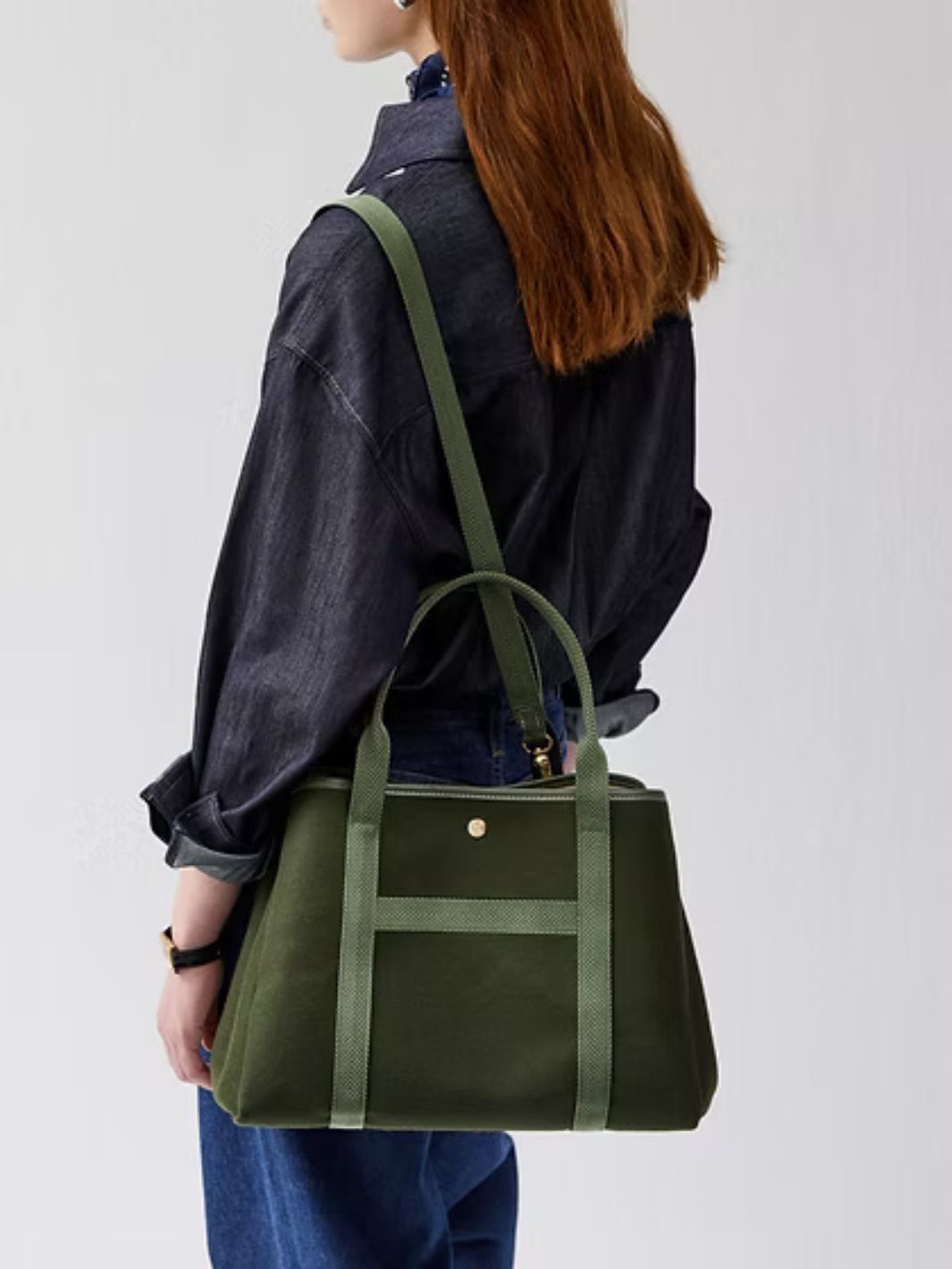Rue de Verneuil Bags Veske | Traversée M Whip Olive Flannel
