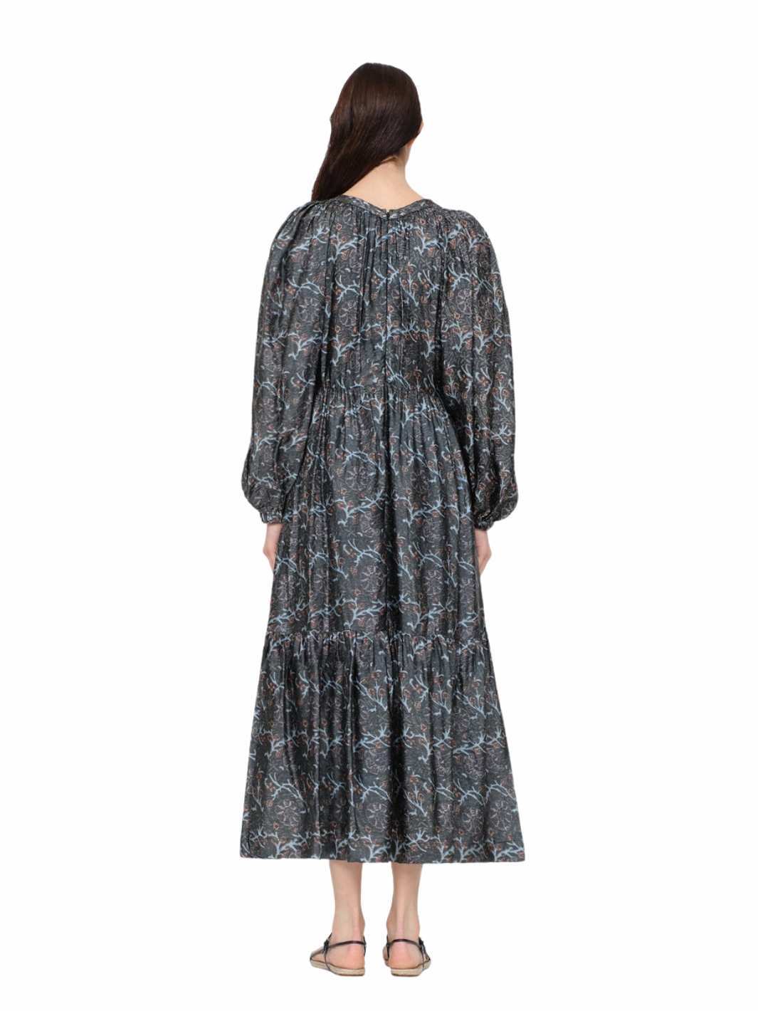 Sea NY Dresses Kjole | Marlee Silk Print Long Dress