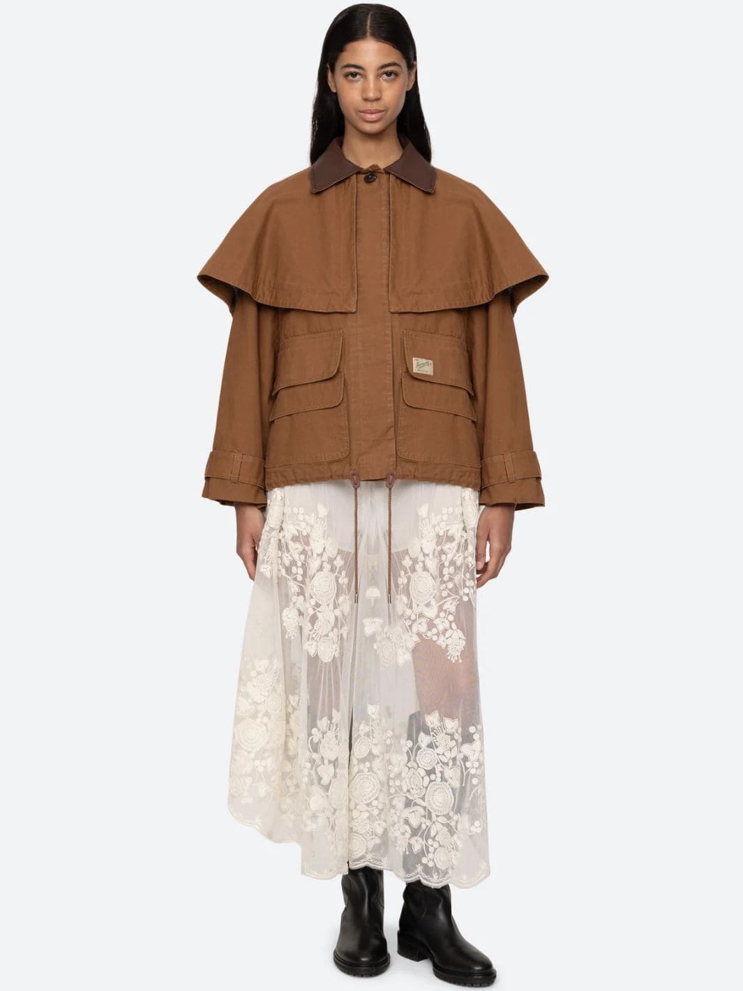 Sea NY Outerwear Jakke | Carolyn Workwear Cape Jacket