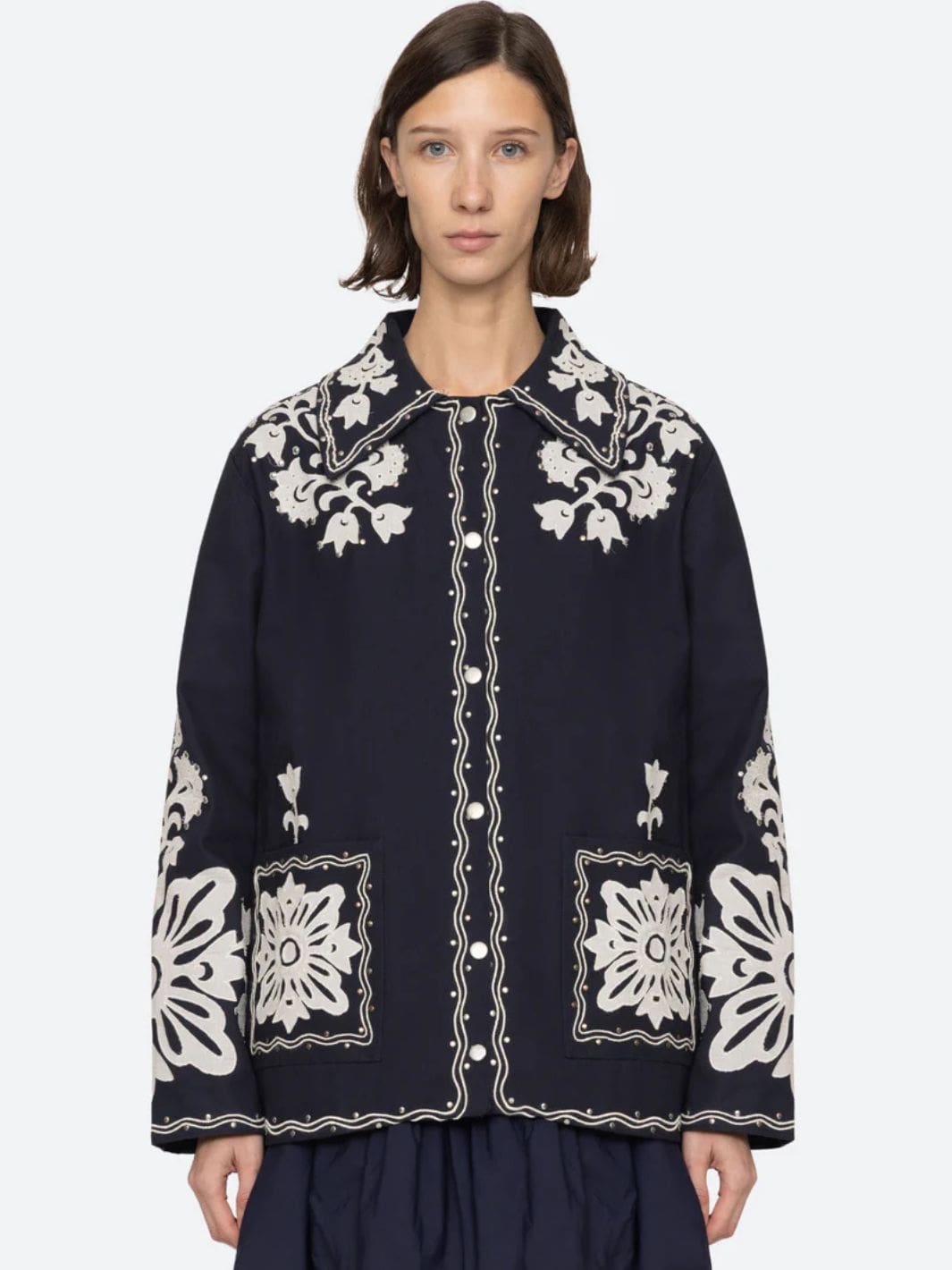 Sea NY Outerwear Jakke | Liliana Applique Jacket