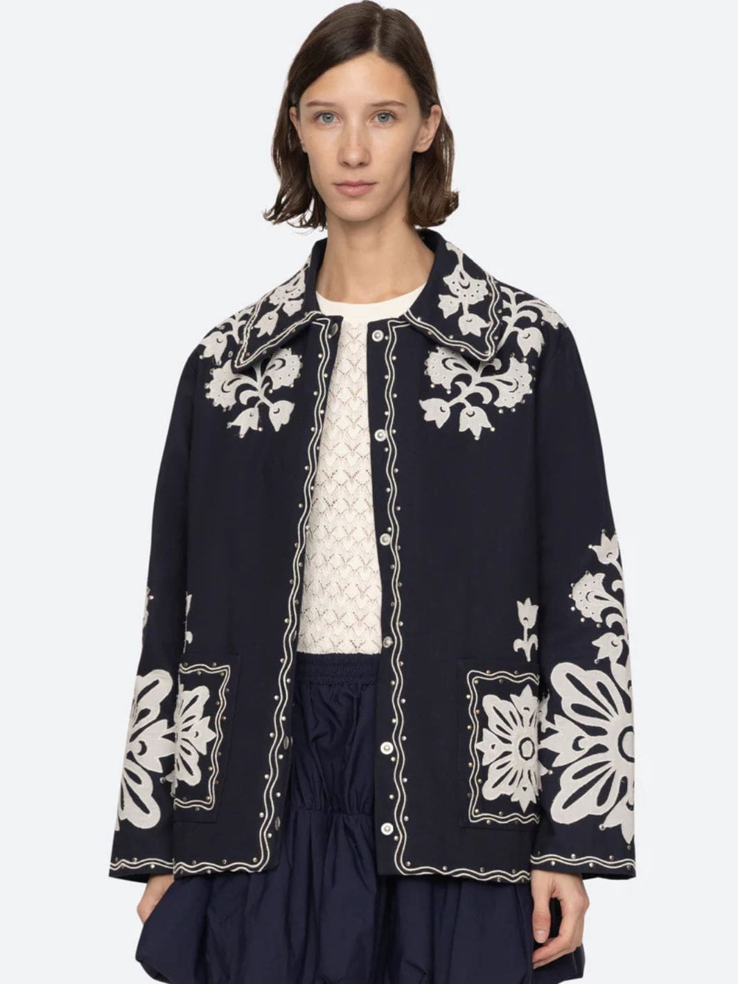 Sea NY Outerwear Jakke | Liliana Applique Jacket