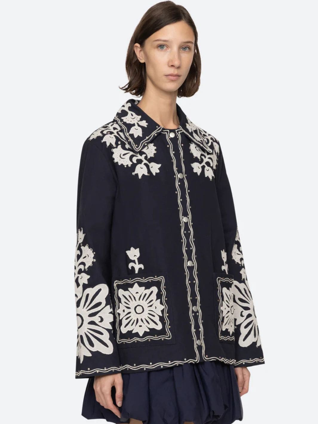 Sea NY Outerwear Jakke | Liliana Applique Jacket