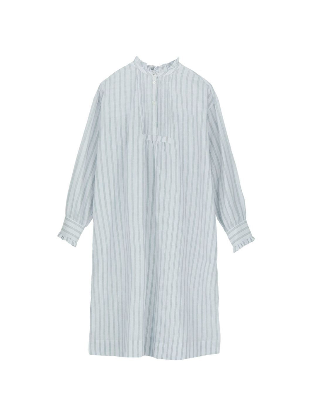 Skall Studio Dresses Kjole | Florian Shirtdress Light Blue Stripe