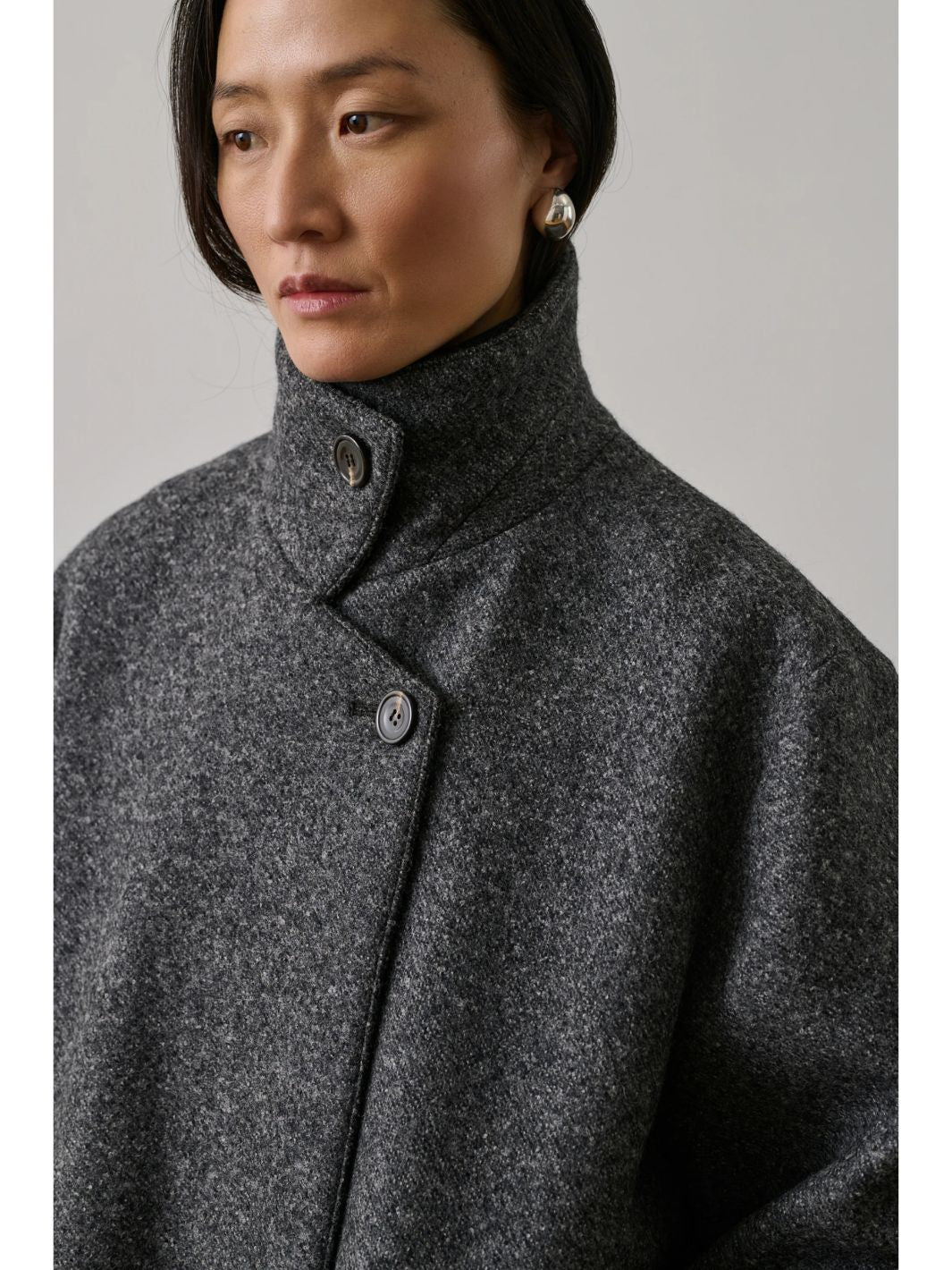 Soeur Outerwear Kåpe | Germain Coat Heather Grey