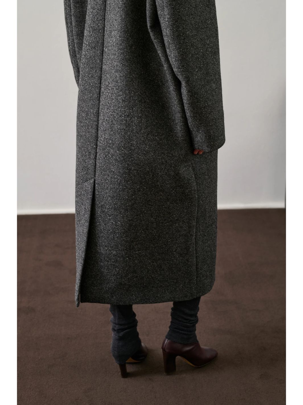 Soeur Outerwear Kåpe | Germain Coat Heather Grey