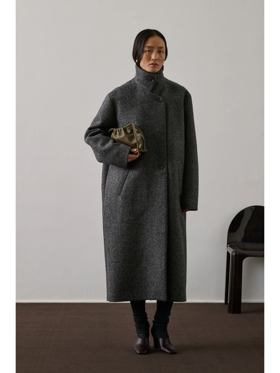 Soeur Outerwear Kåpe | Germain Coat Heather Grey