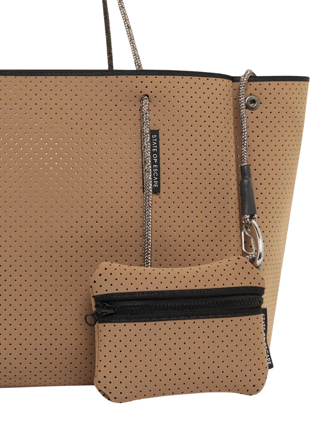 State of Escape Bags Tote Bag | Escape Tote Caramel/Steel