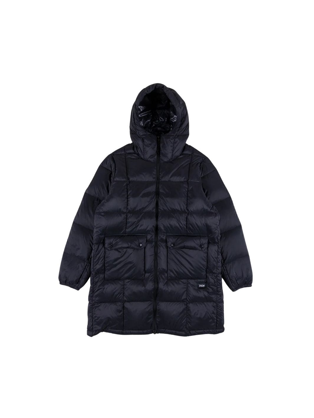 Taion Outerwear Dunkåpe | Hood Down Coat Black