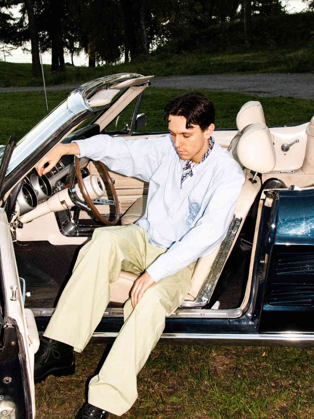 Skjorte | Oxford Striped Shirt Blue