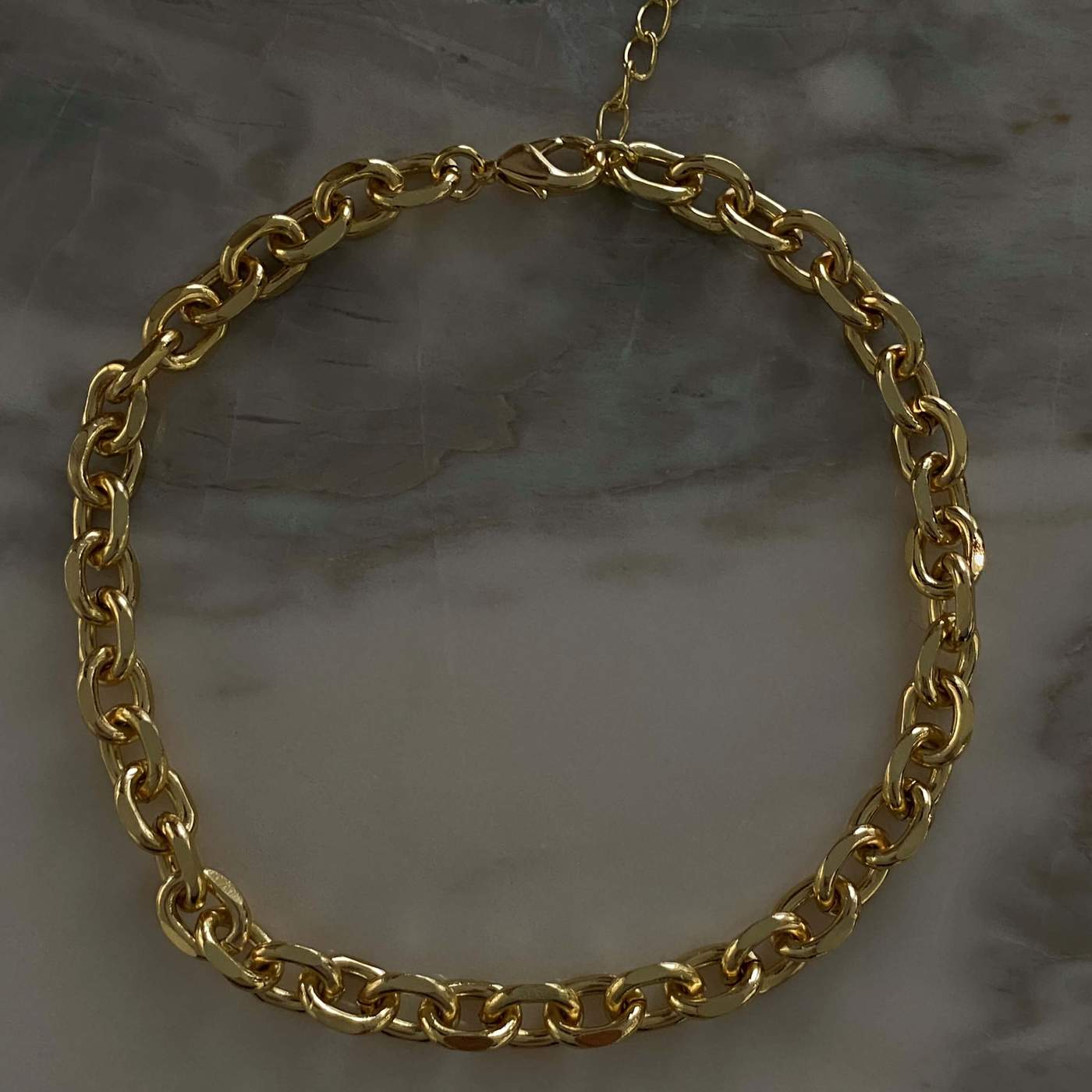79hour Accessories L / Gold Halskjede | Anchor Chain Gold