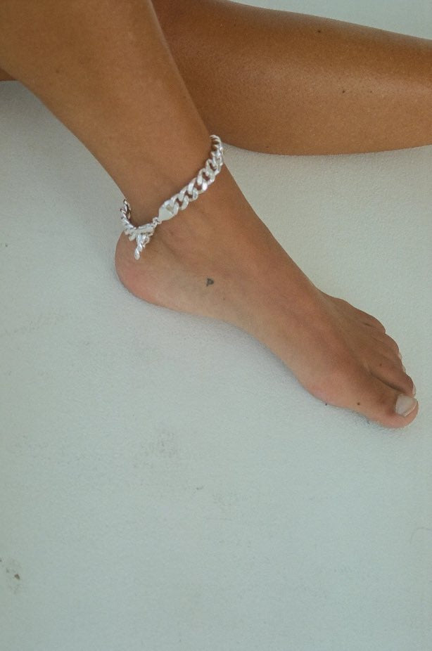 79hour Accessories M / Silver Fotlenke | Anklet Silver