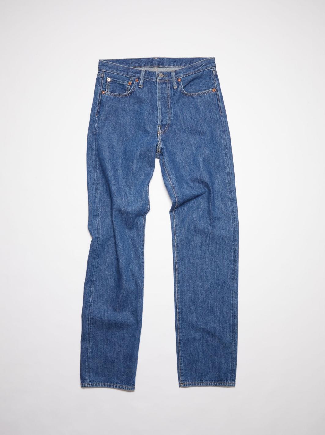 Acne Studios Jeans Jeans | 1996 Straight Fit Jeans Dark Blue Trash