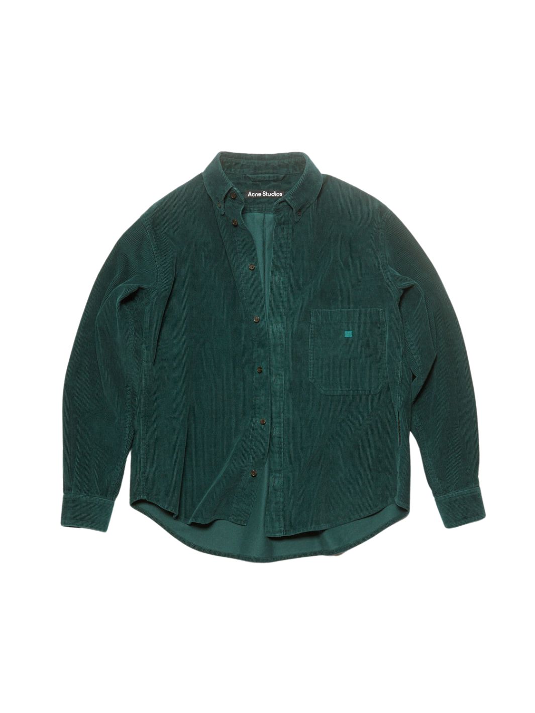 Acne Studios Shirts Skjorte | Corduroy Overshirt Night Green