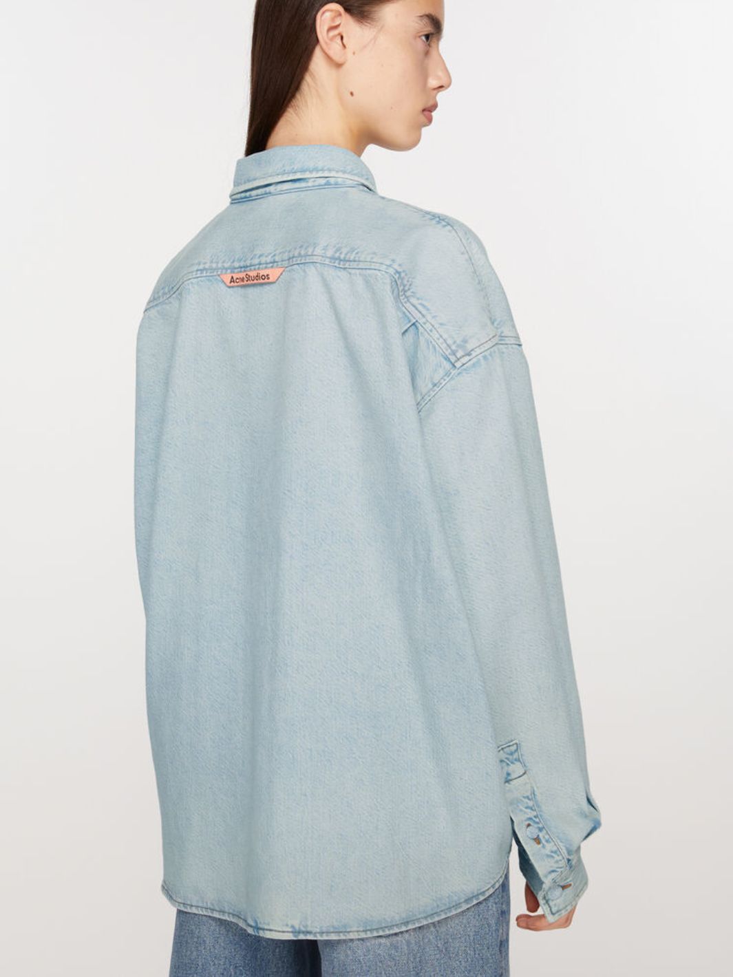 Acne Studios Shirts Skjorte | Denim Button-up Shirt Indigo Blue