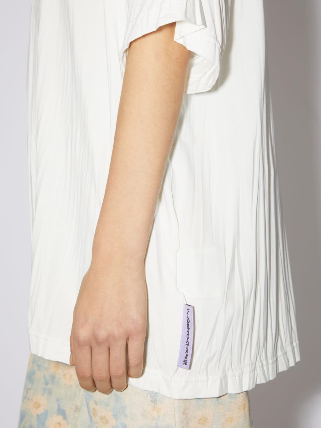 Acne Studios Tees & Longsleeves T-skjorte | Pleated T-Shirt White