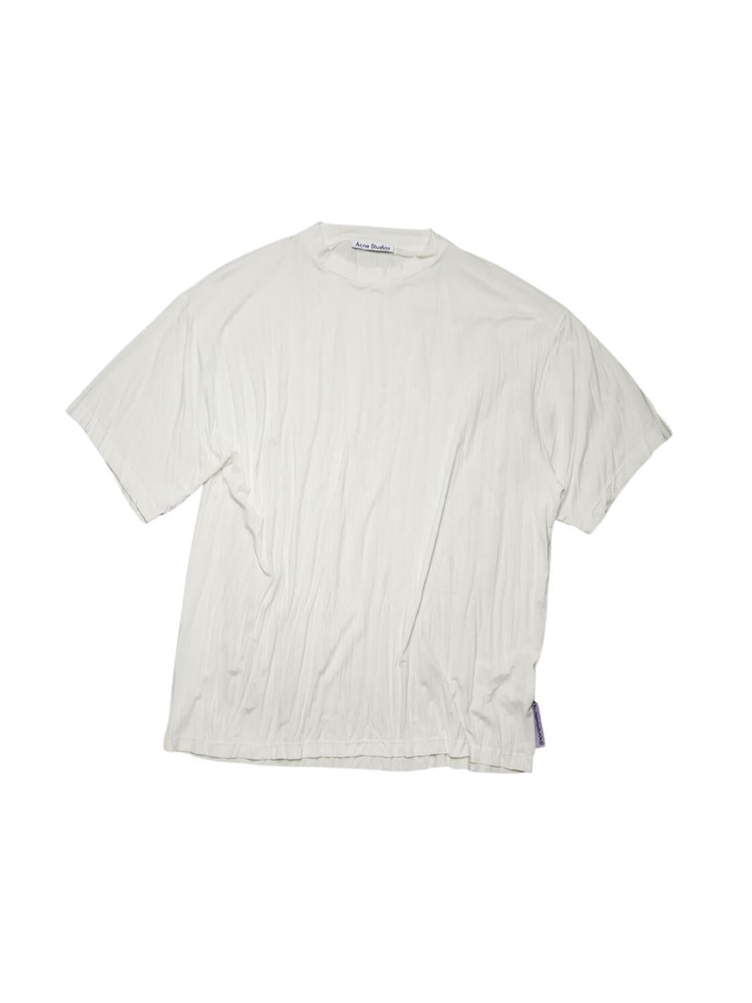 Acne Studios Tees & Longsleeves T-skjorte | Pleated T-Shirt White