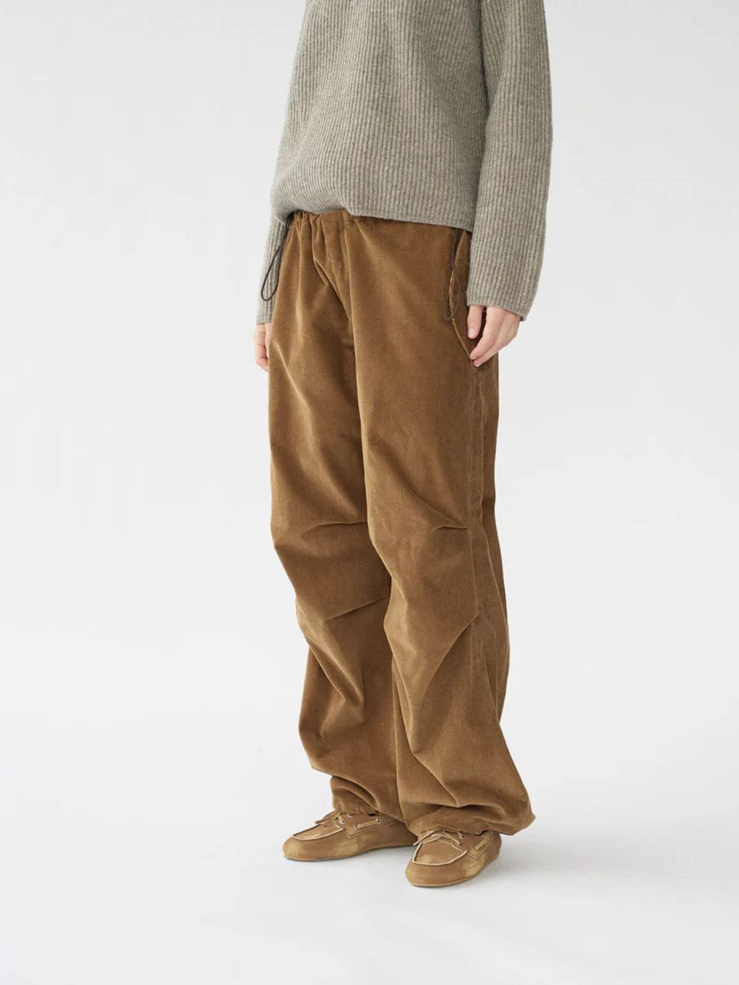 AF Agger Bukser 3 / Brun Bukse | Baby Corduroy Ufo Pants Cognac