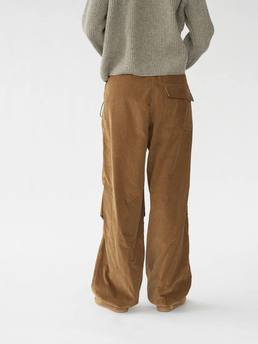 AF Agger Bukser 3 / Brun Bukse | Baby Corduroy Ufo Pants Cognac