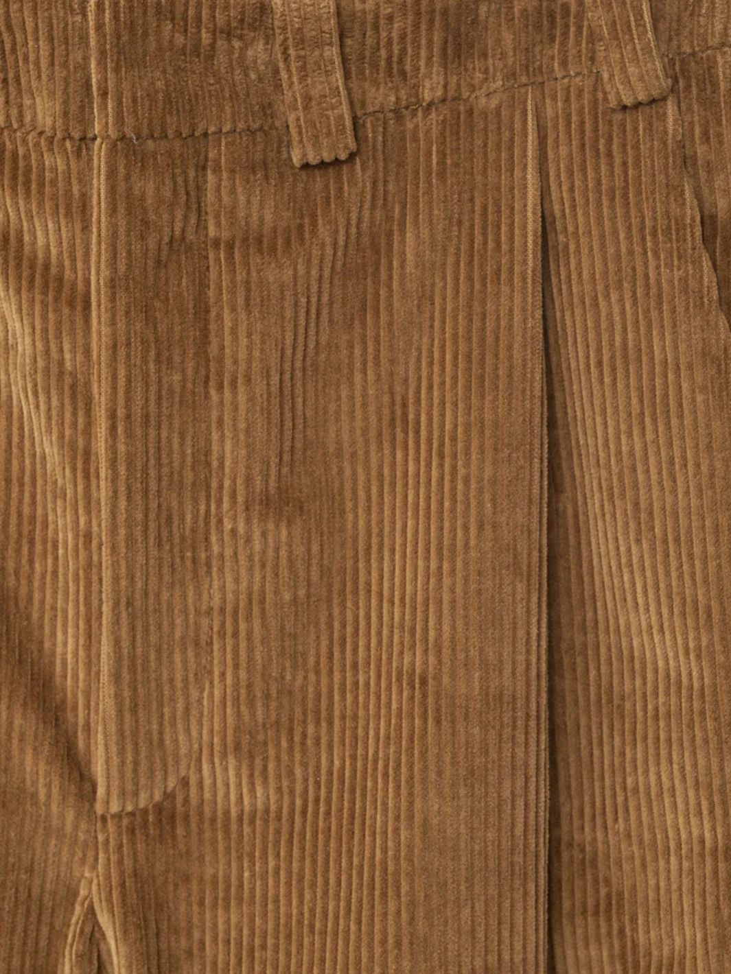 AF Agger Bukser Bukse | Corduroy Box Trousers Cognac