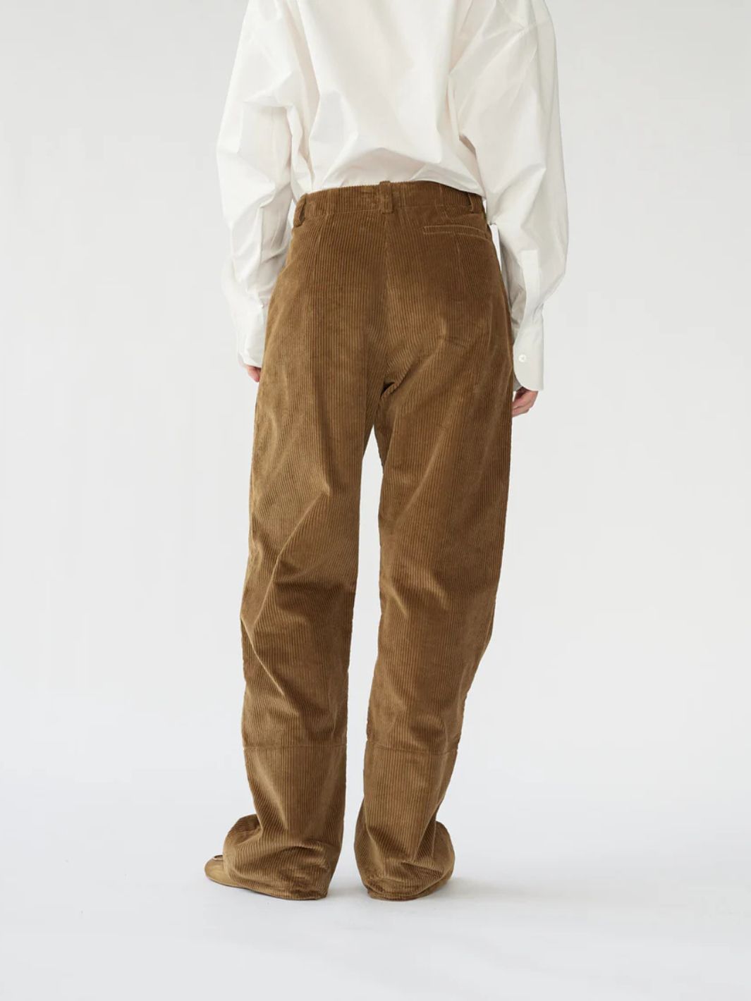 AF Agger Bukser Bukse | Corduroy Box Trousers Cognac
