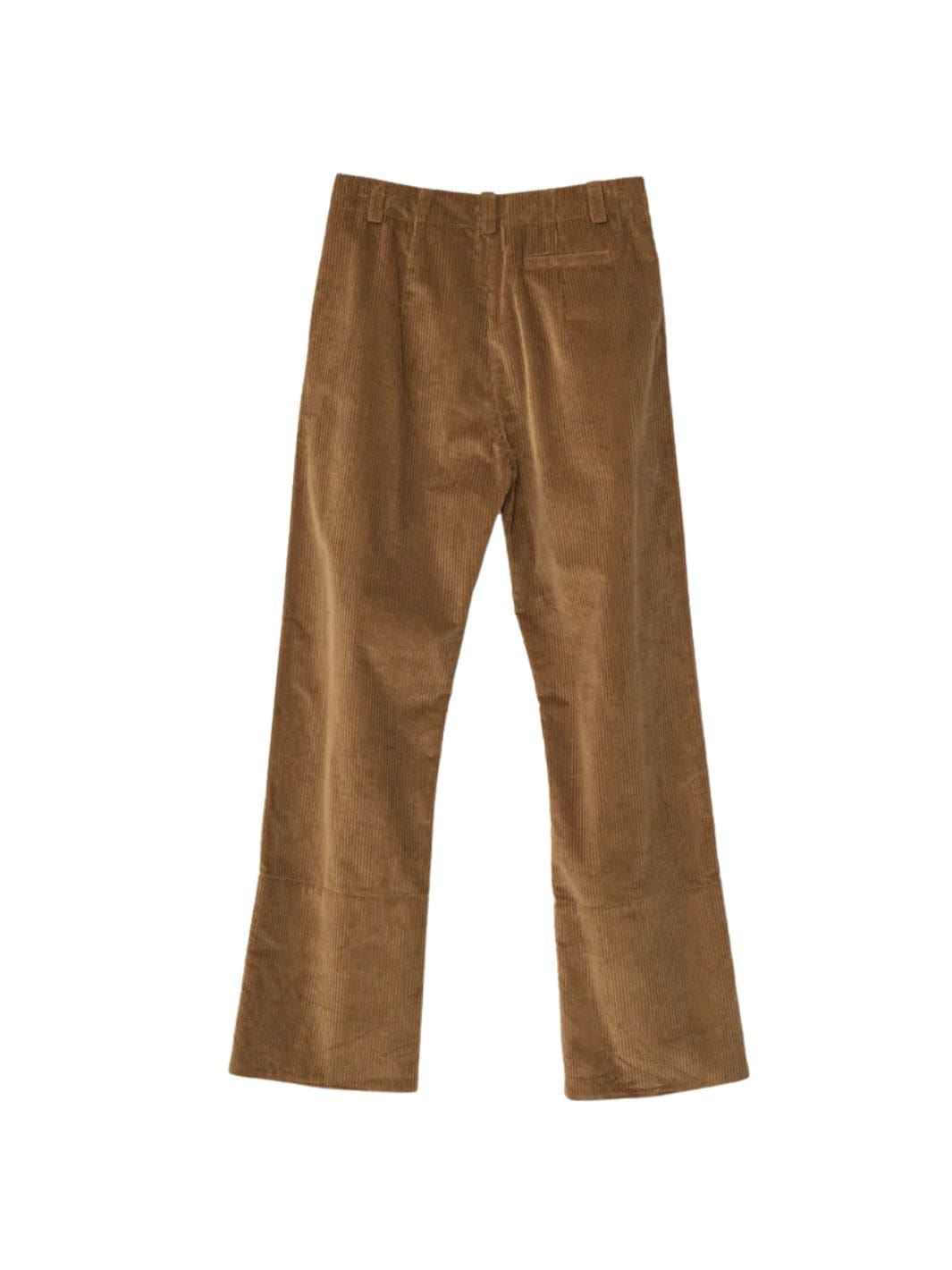 AF Agger Bukser Bukse | Corduroy Box Trousers Cognac