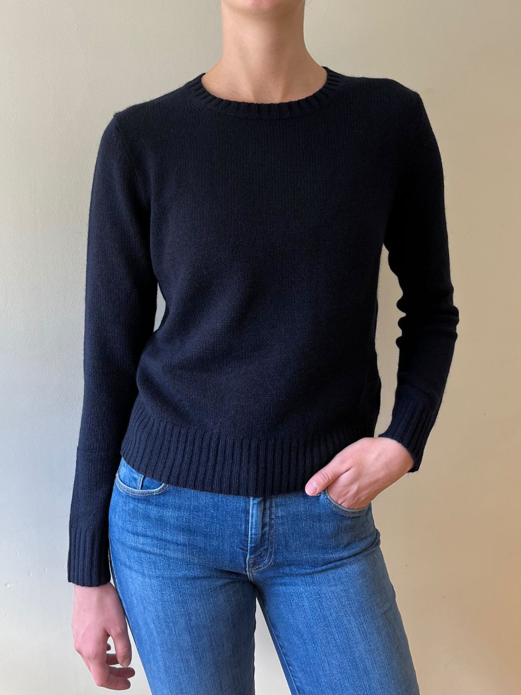 Allude Knit Genser | RD-Sweater Navy