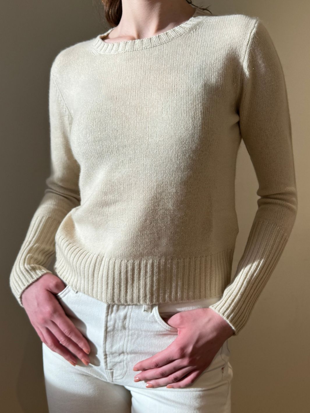 Allude Knit Genser | RD-Sweater Sand