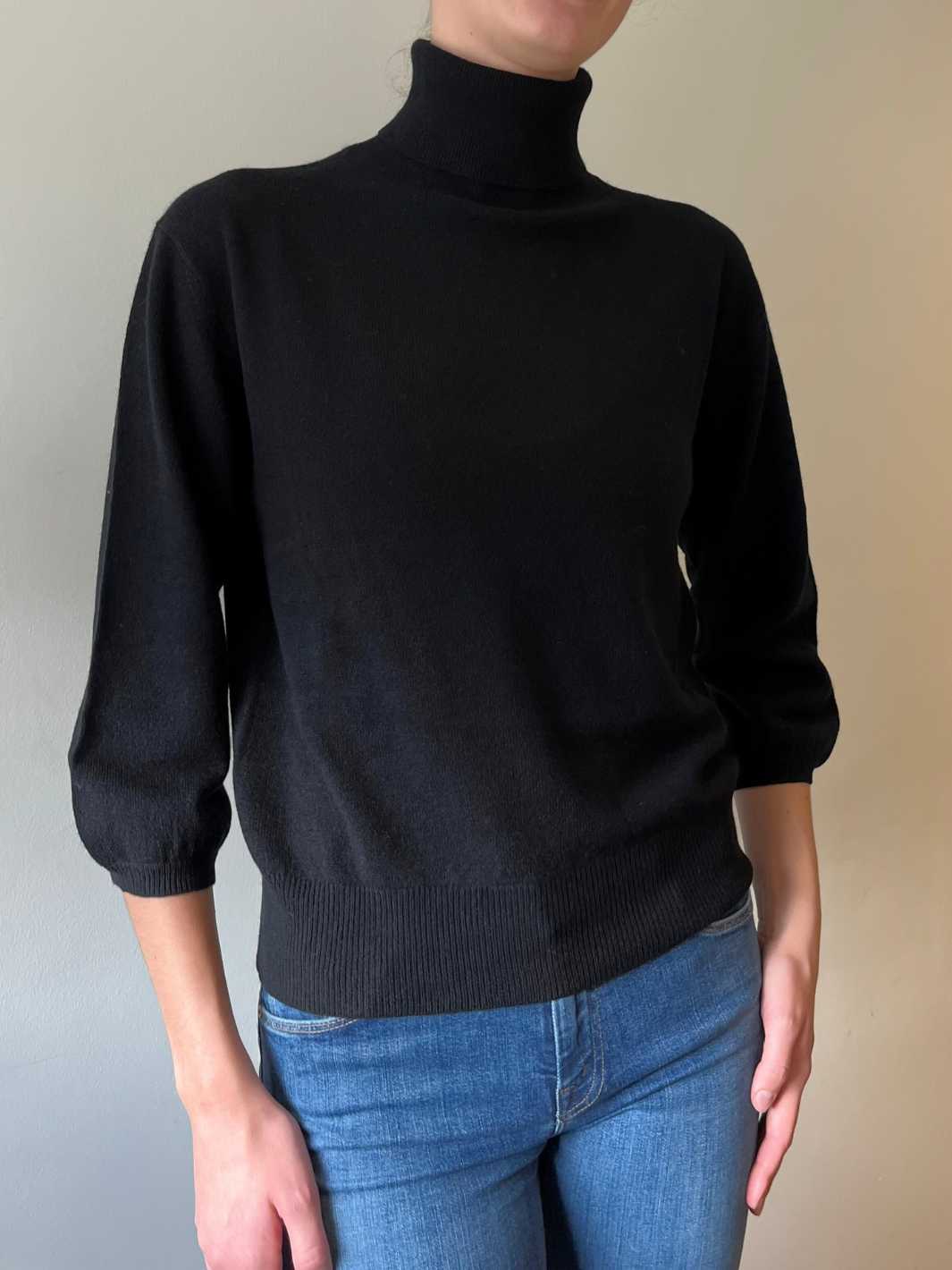 Allude Knit Genser | Turtleneck-Sweater Black