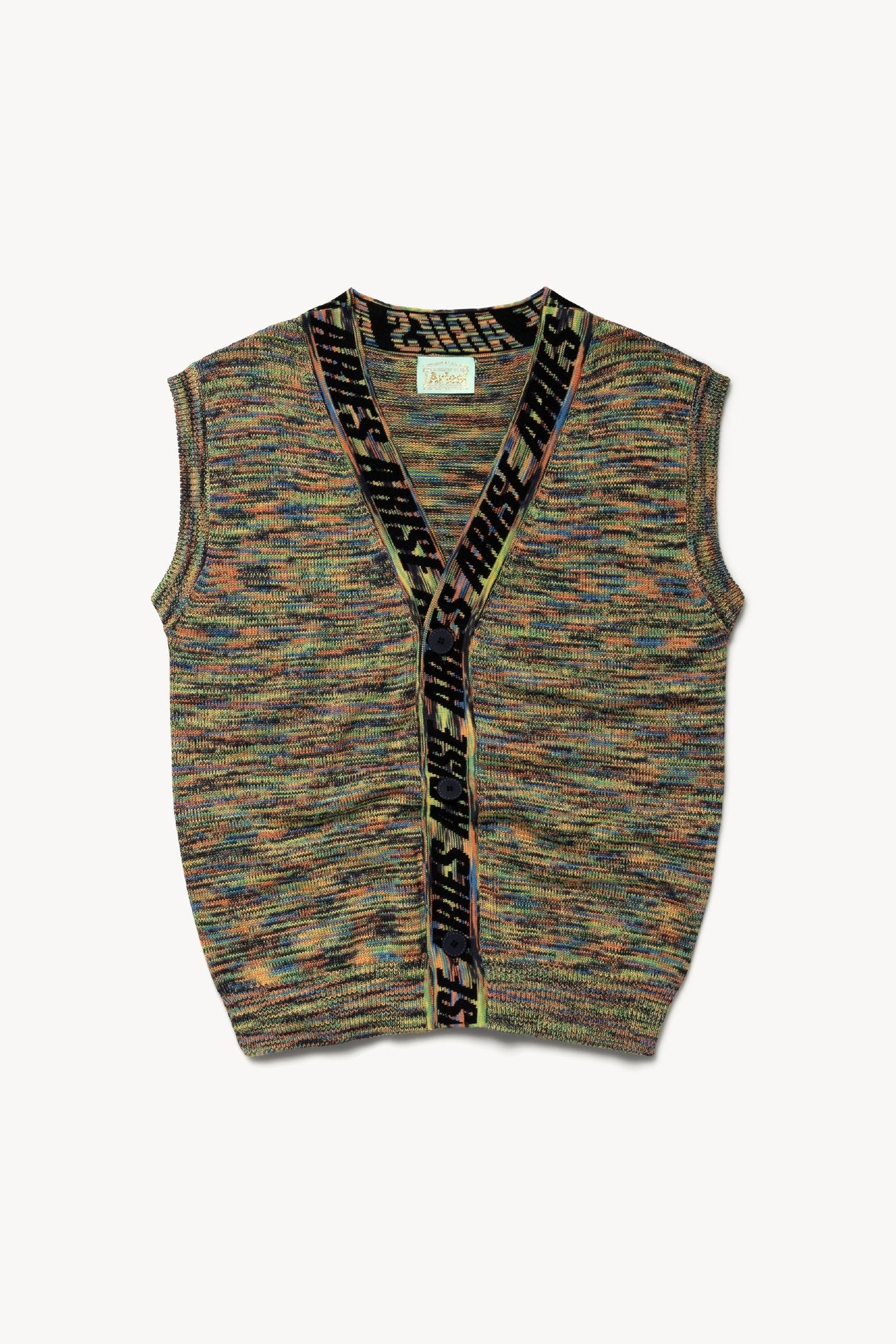 Aries Knit Vest | Space Dye Sweater Vest