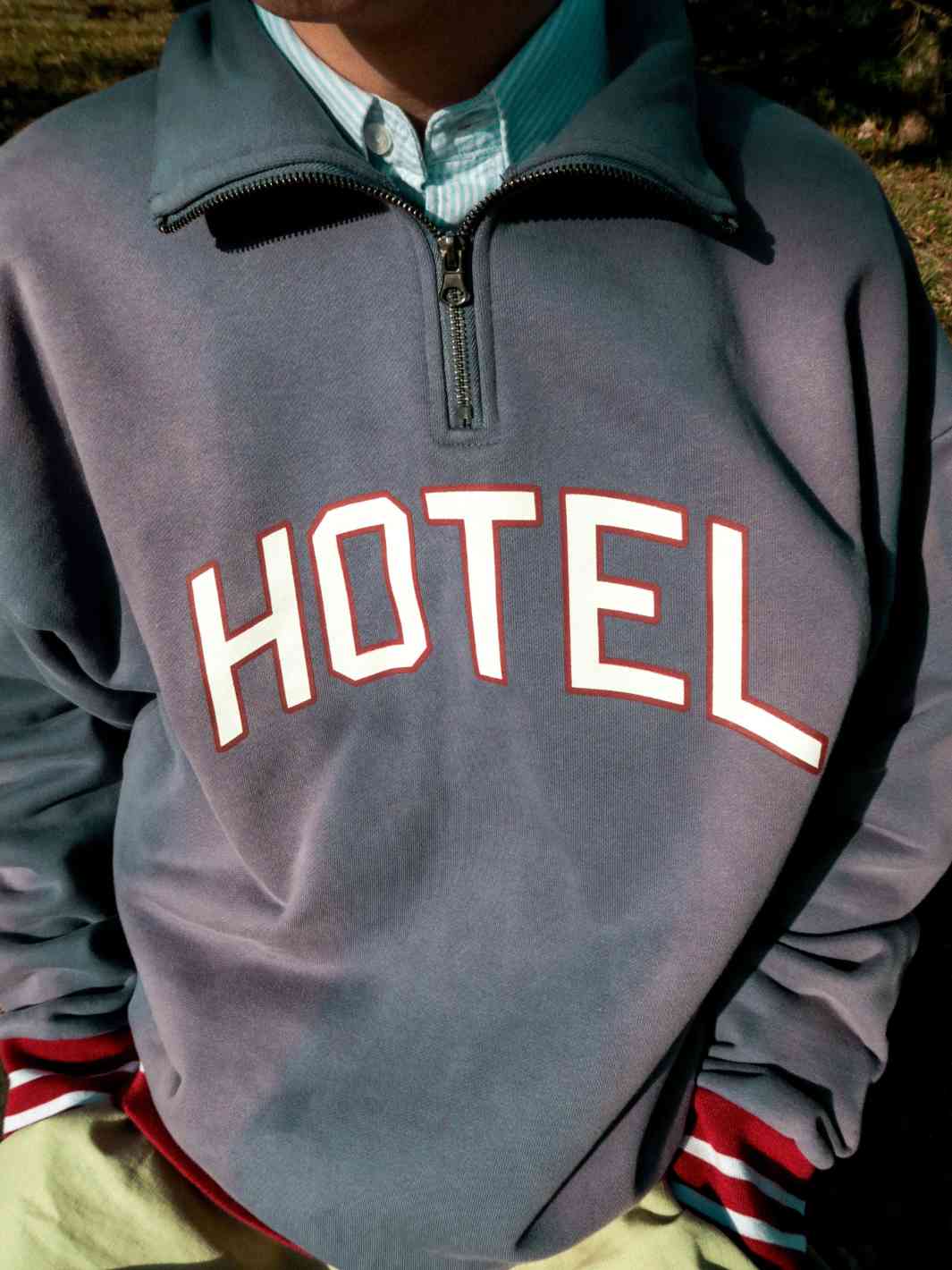 Genser | Princess Dye Quarter-Zip Navy