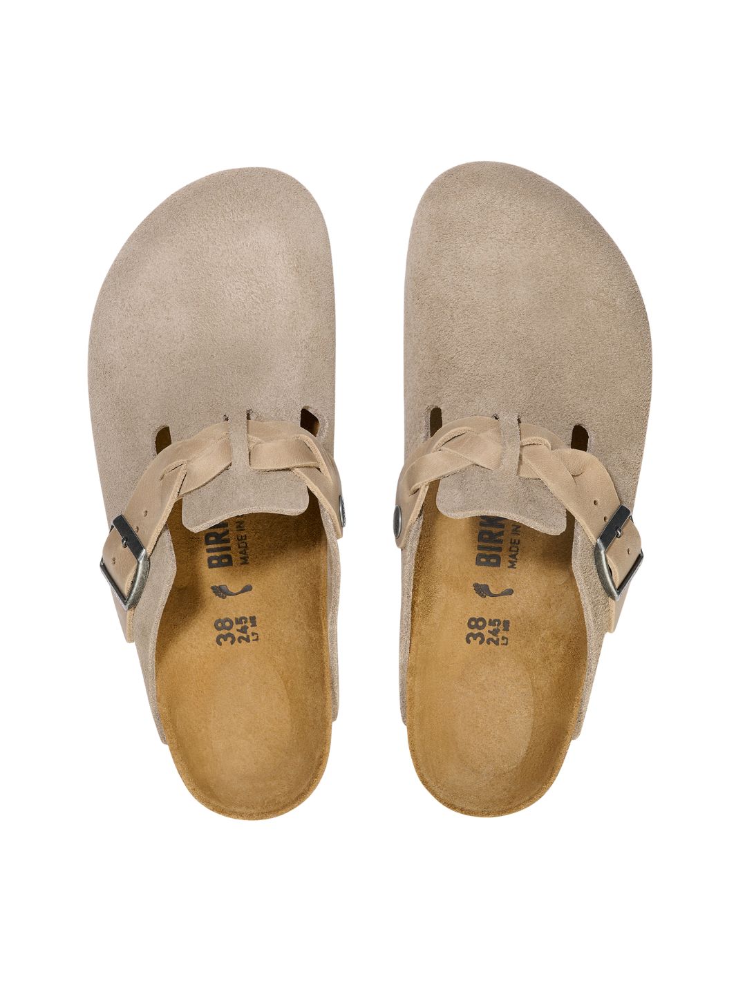 Birkenstock Shoes 41 / Taupe Sandaler | Boston Braided Taupe