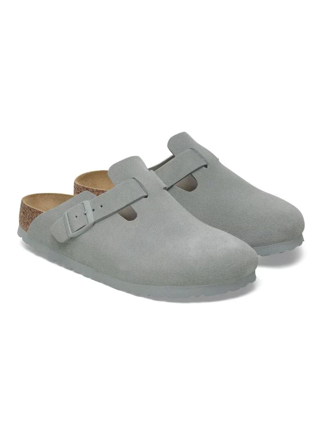 Birkenstock Shoes Sandaler | Boston Suede Leather Pure Sage
