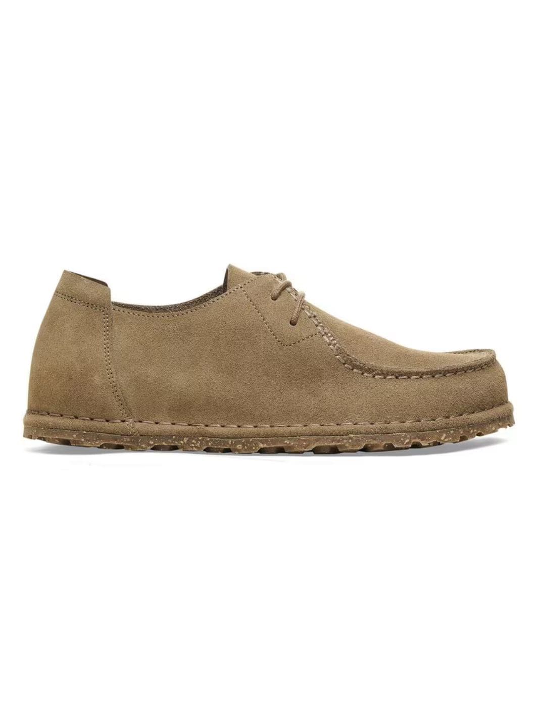 Birkenstock Shoes Sko | Utti Lace Suede Leather Gray Taupe