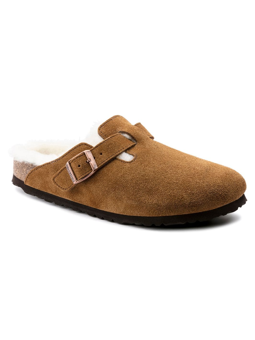 Birkenstock Shoes Slip-On | Boston Shearling Suede Leather Mink