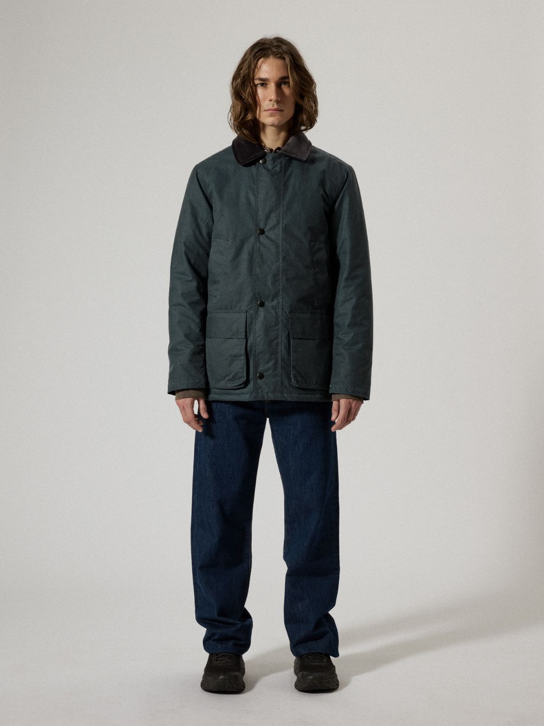 Brixtol Textiles Outerwear Jakke | Curtis Blue Grey